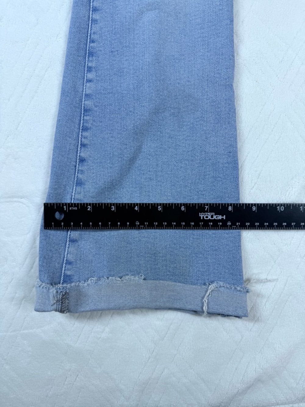 MOTHER The Weekender Fray California Cruiser Women's 27 Blue Denim Light Wash - Picture 9 of 10